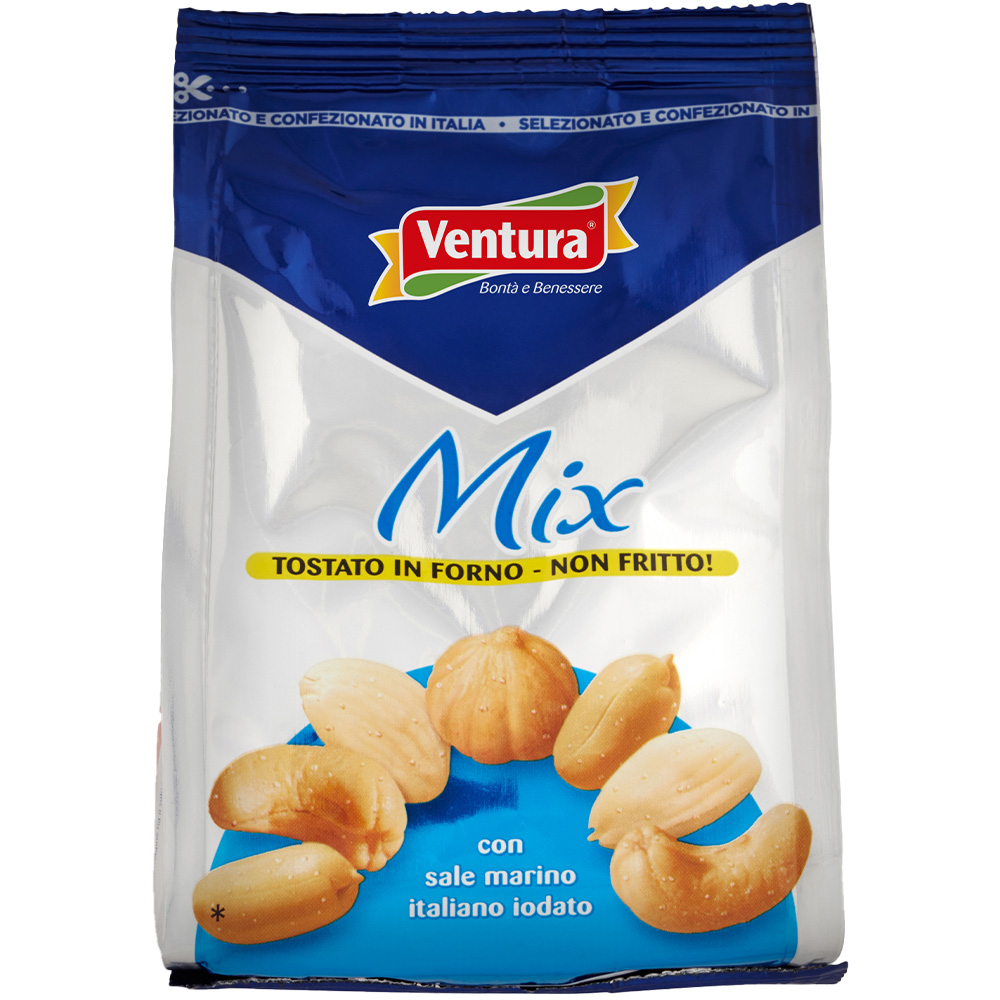 Mix tostato e salato <span>con Arachidi, Mandorle, Nocciole e Anacardi</span>