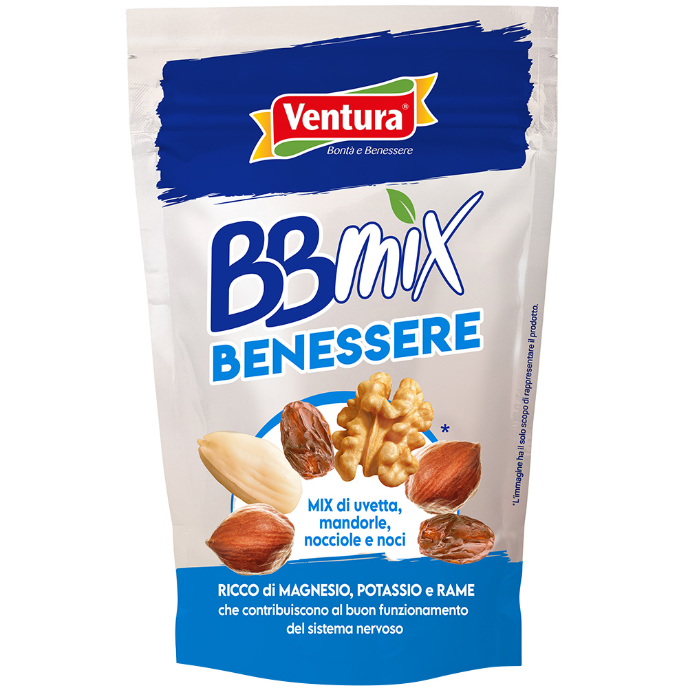 BBMix Benessere con Uvetta, Mandorle, Nocciole e Noci