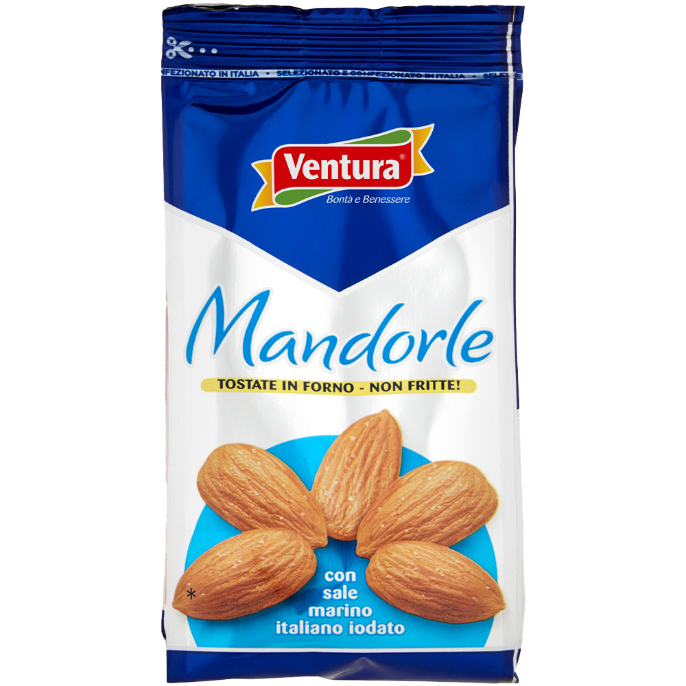 Mandorle <span>sgusciate, tostate e salate</span>