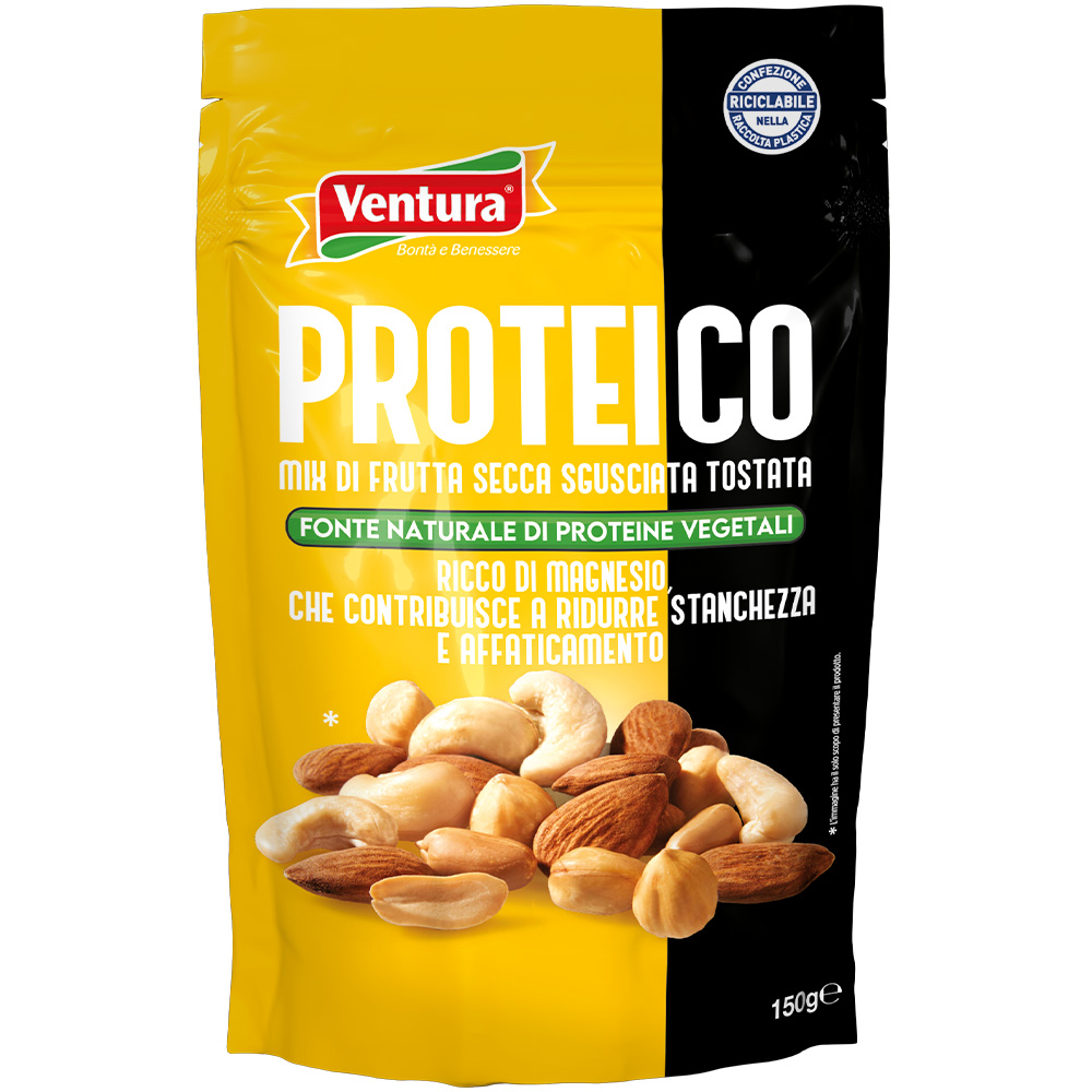 Mix Proteico di Frutta Secca sgusciata tostata <span>con Arachidi, Nocciole, Mandorle, Anacardi</span>