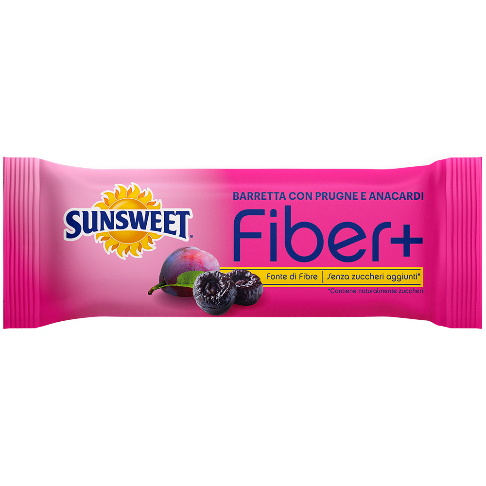 Barretta Prugne Sunsweet Fiber+ <span>con Anacardi</span>
