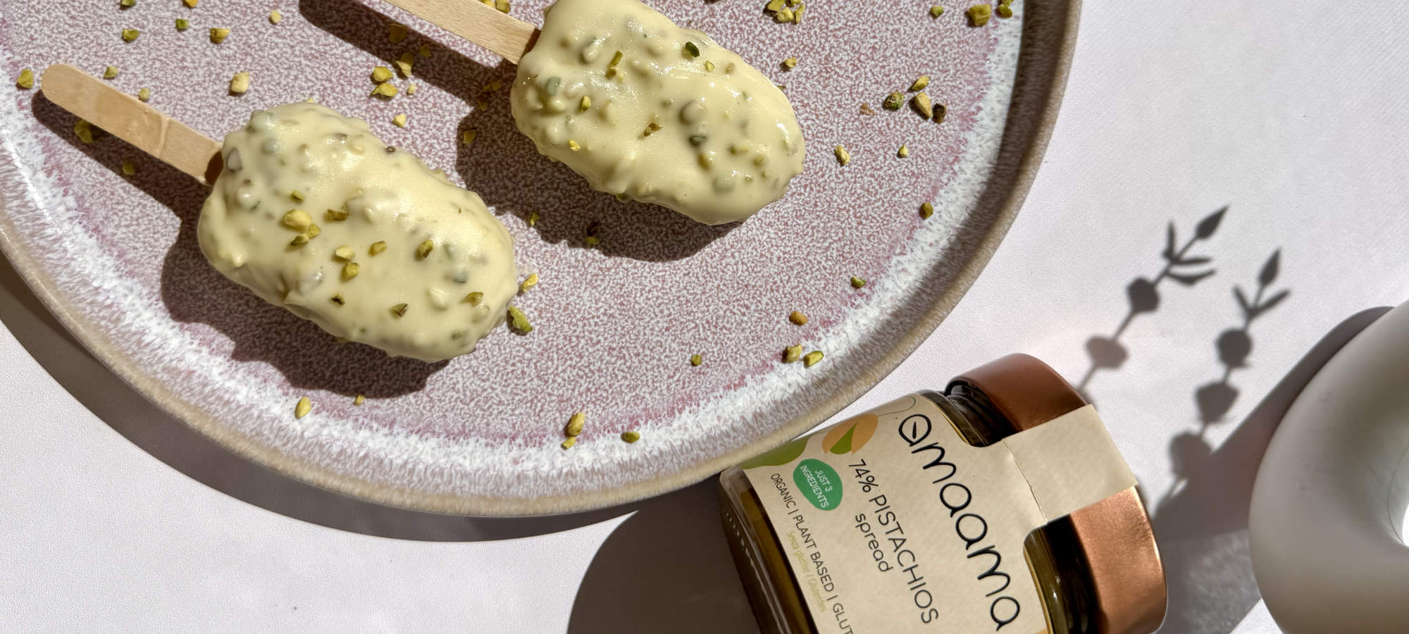 Gelatini fatti in casa con crema al Pistacchio e granella di Frutta Secca Ventura
